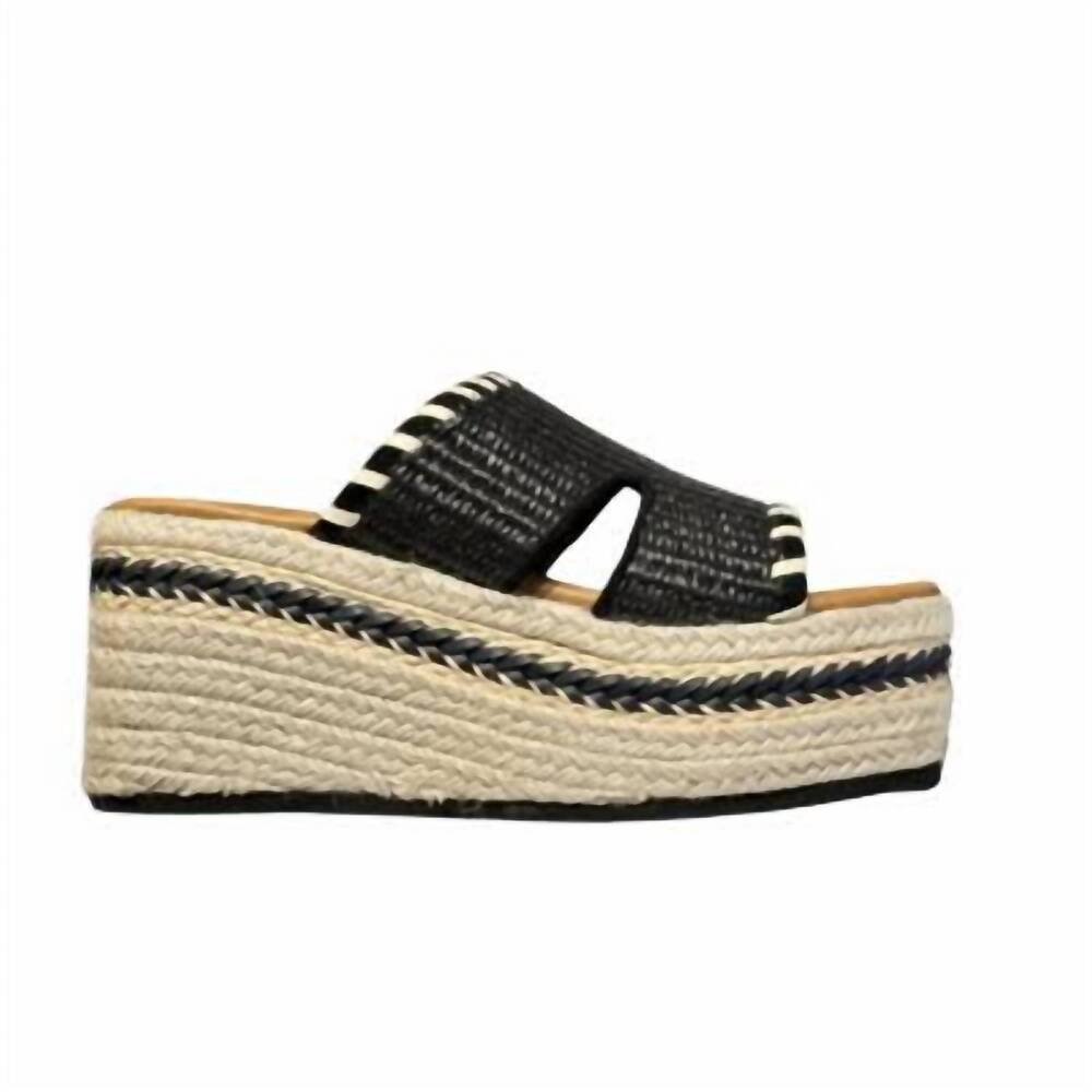 NEW NEKANE NKN women's purpurita platform sandal in black